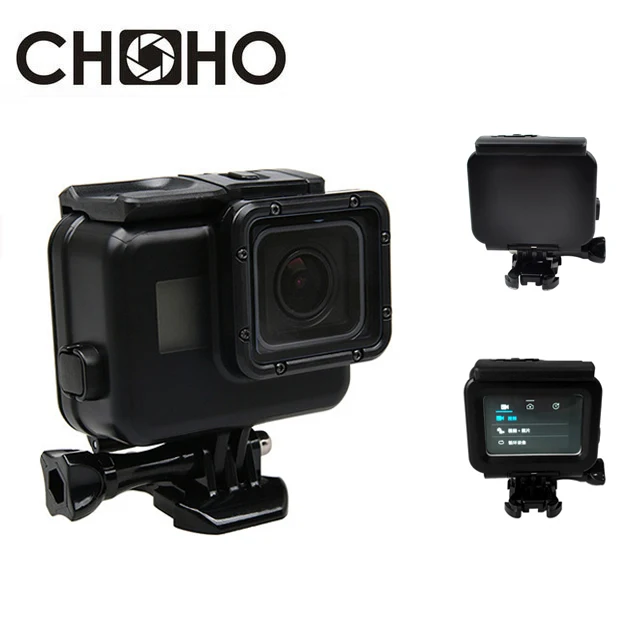 Diving Housing Underwater + Touch Backdoor Mount Black Color