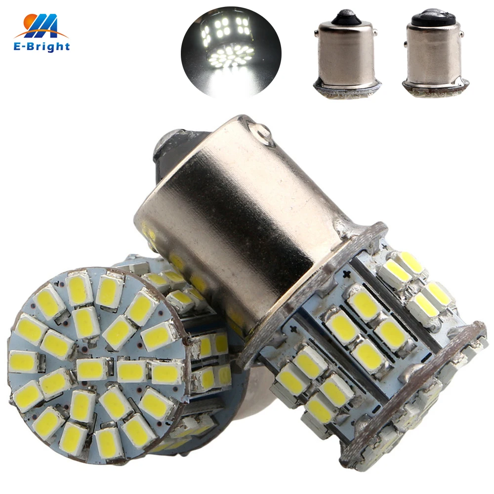 50 шт. 1156 BA15S p21w 1157 BAY15D p21/5 Вт 1206 50SMD автомобильный сигнал поворота стоп сигналы