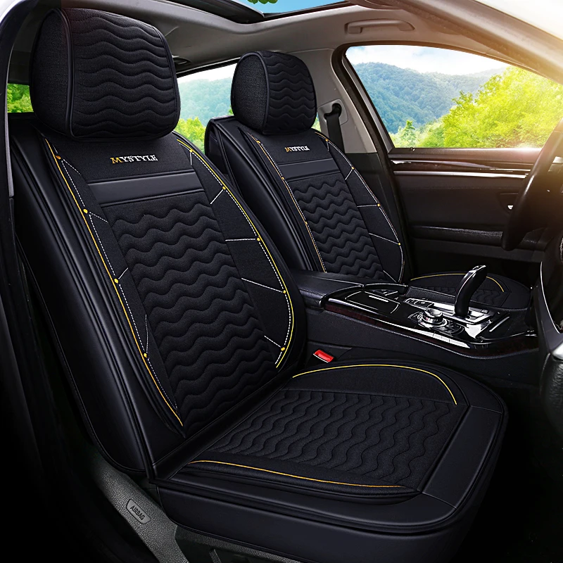 Кожа белье Чехол автокресла мультфильм Подушка для сидения дам suzuki grand vitara jimny swift