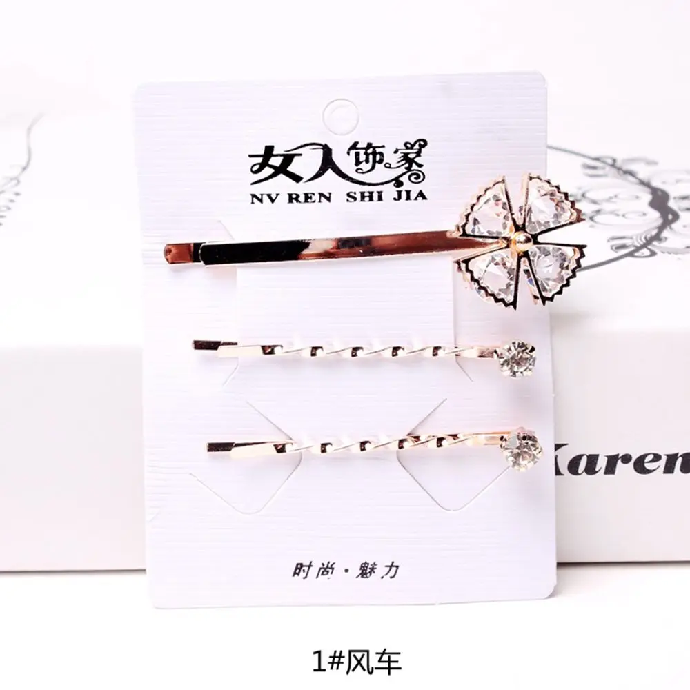 

3Pcs Elegant Women Hair Accessories Hollow Flower Pearl HairPins Bridal Pearl Barrettes Korea Fashion Imitiation Pearl Hair Clip