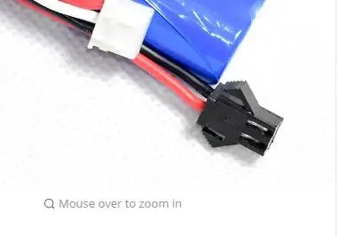 SM plug 6,4 V 2S 900mAh аккумулятор большой разъем Tamiya для радиоуправляемой модели Багги грузовика Truggy гоночный автомобиль катер - Цвет: SM plug