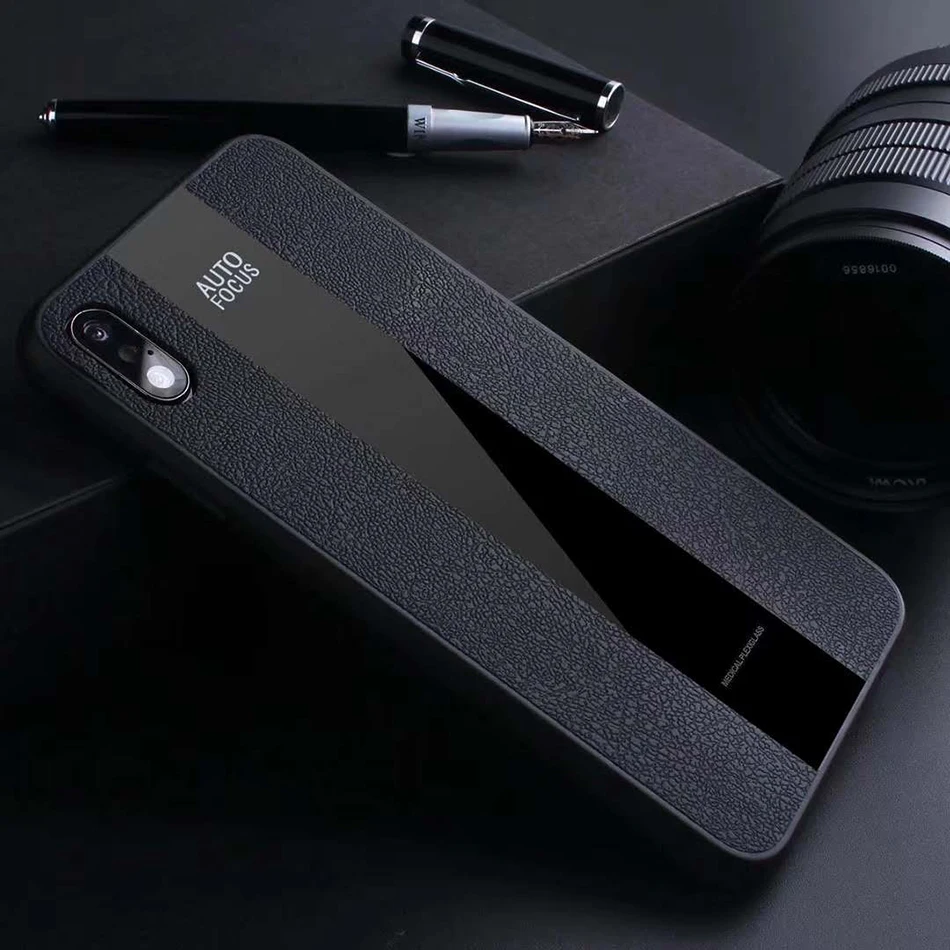 Fashionable Leather Mobile Phone Case for iPhone 6 7 8 6P 7P 8P X XS XR Back Cover |