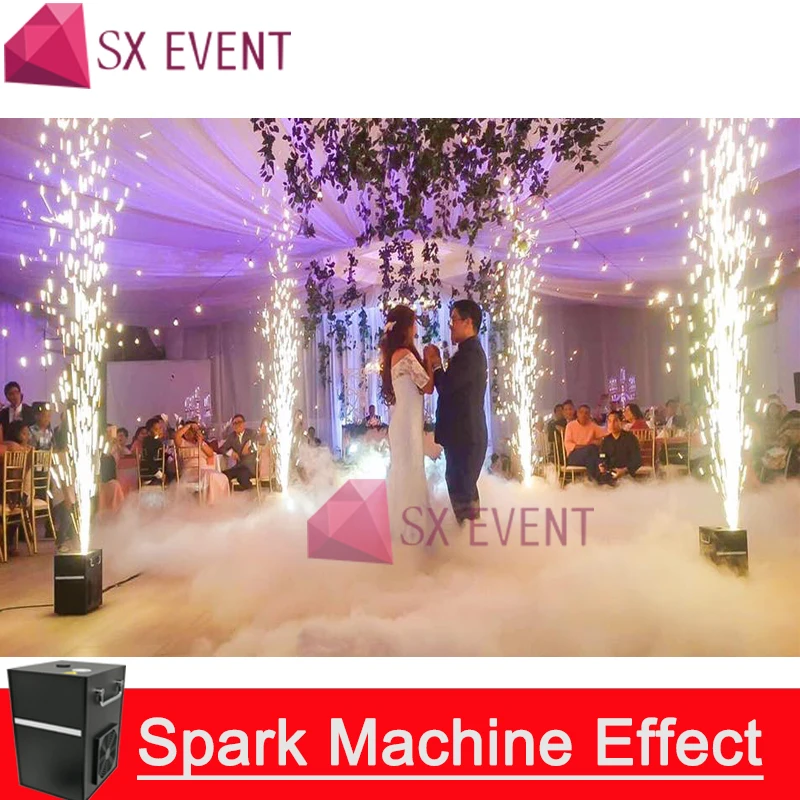 10 упак./лот Крытый холодной Spark Блестящий рефлектор Пиро пиротехника машина