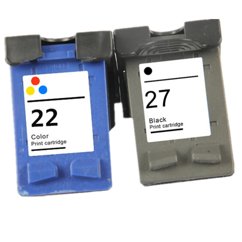 Сменные картриджи для принтера HP 27/22 Deskjet 3320/3323 1 комплект 27 22 | Компьютеры и офис
