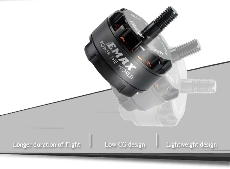 1 шт. Новый бесщеточный двигатель EMAX MT2206 KV1900 KV1500 CW CCW Для 8045 6030 пропеллеров RC QAV250
