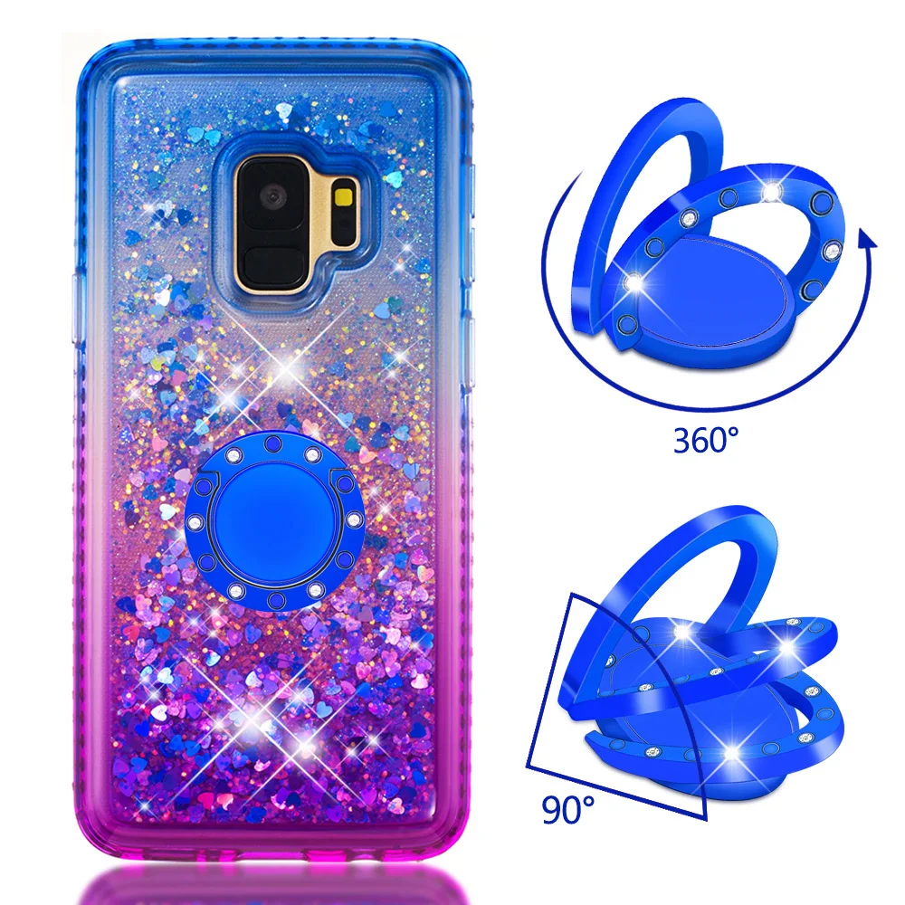 Quicksand bling Phone Case For Samsung Galaxy S9 Cover TPU Back G960F G960U G960W 5.8&quot |