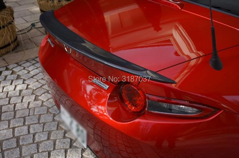 Автомобиль-Стайлинг для Mazda MX5 ND Miata Garage карбоновое волокно задний спойлер на
