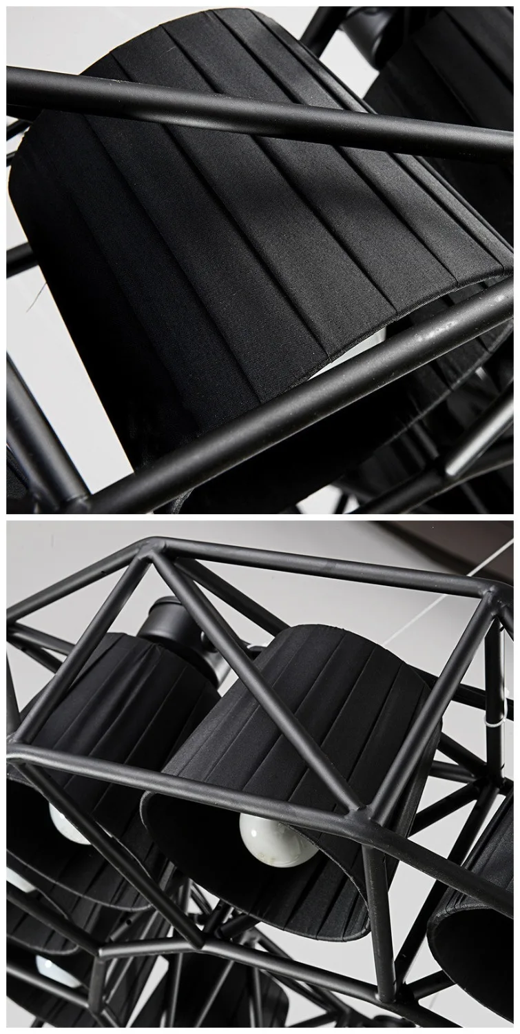 구매 북유럽 미국 거실 Led 펜 던 트 조명 현대 레트로 단 철 레스토랑 바 라이트 빌라 클럽 펜 던 트 램프