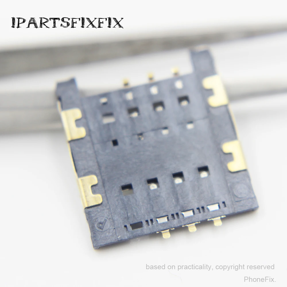 10pcs/lot Good Quality Brand New Sim Card Socket Reader For Samsung i9000 I9003 I8700 S5360 S5570 I9220 N7000 | Мобильные телефоны