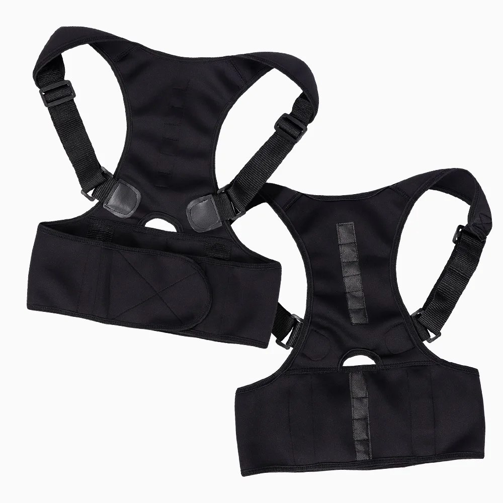 

Male Female Adjustable Magnetic Posture Corrector Corset Back Brace Back Belt Lumbar Support Straight Corrector S-4XL