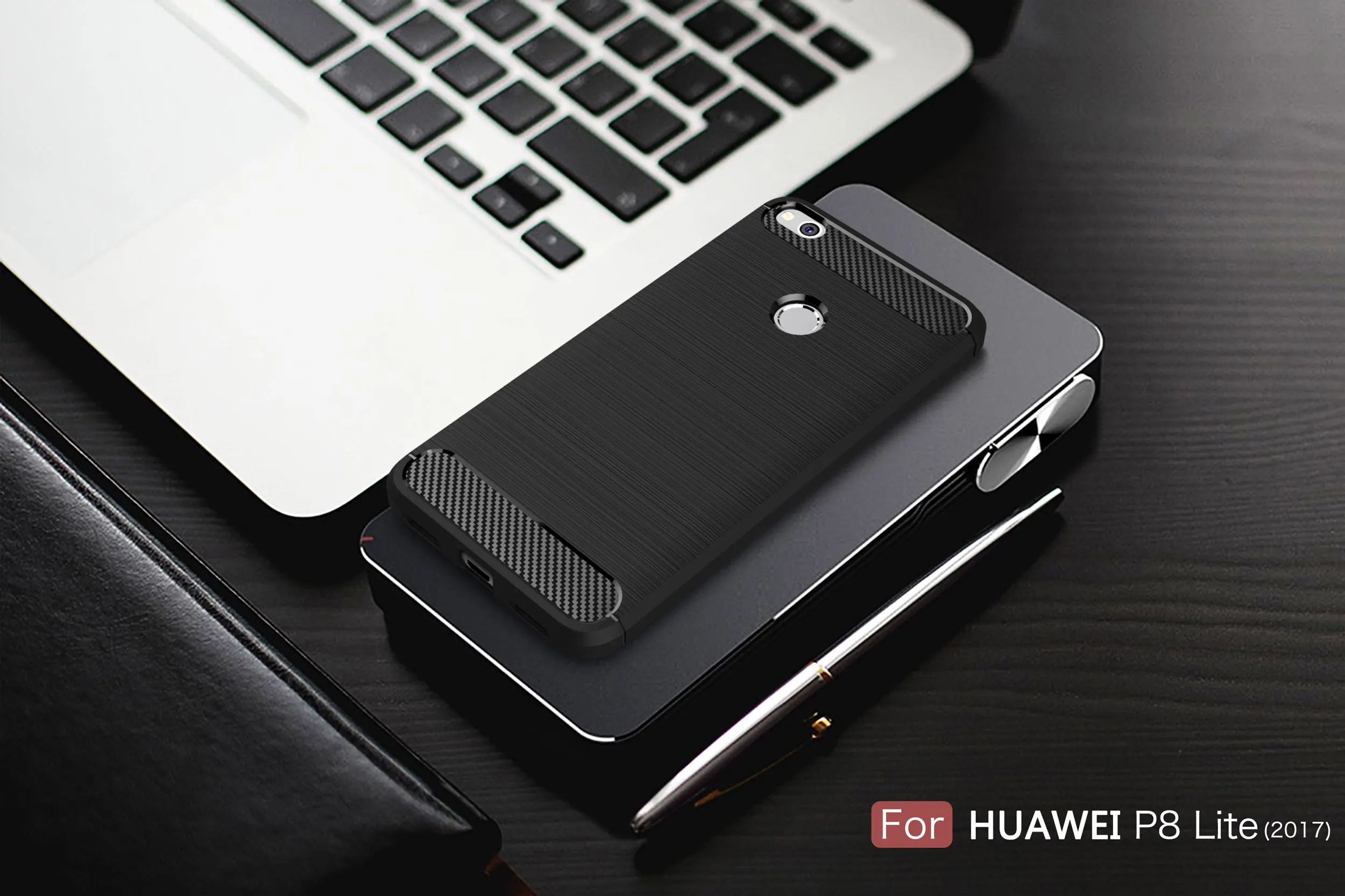 ТПУ чехол для Huawei Honor 8 Lite PRA-TL10 Мягкий силиконовый из углеродного волокна Чехол
