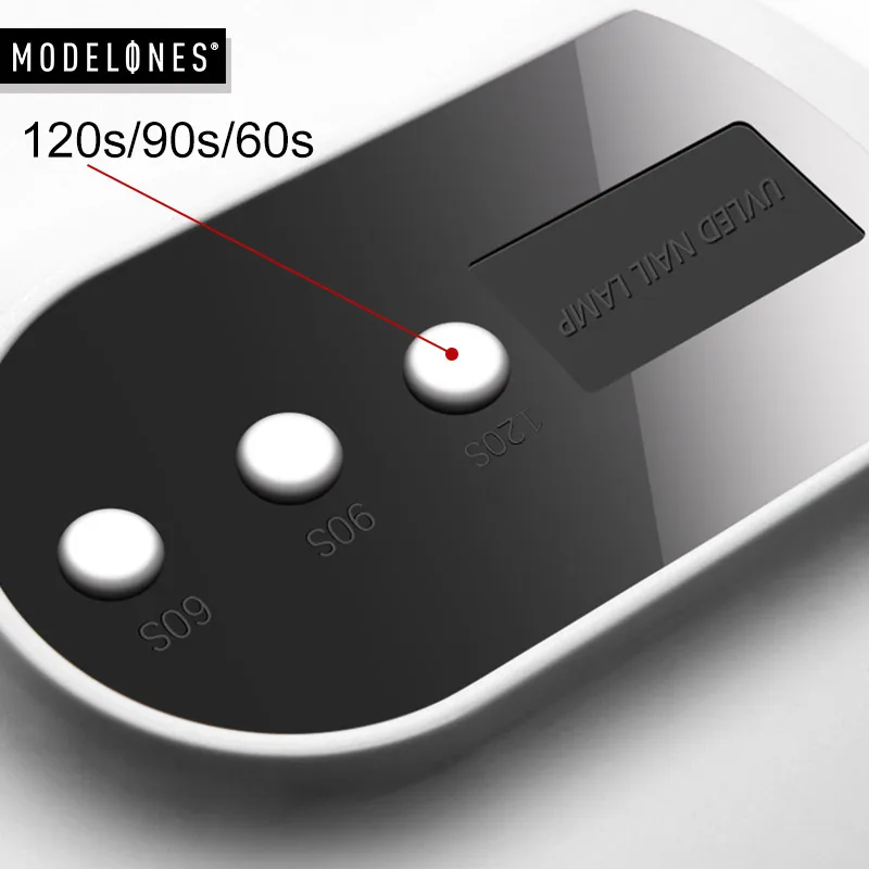 Сушилка для ногтей Modelones Z10 24 Вт с умным датчиком УФ лампа 12 светодиодами и usb