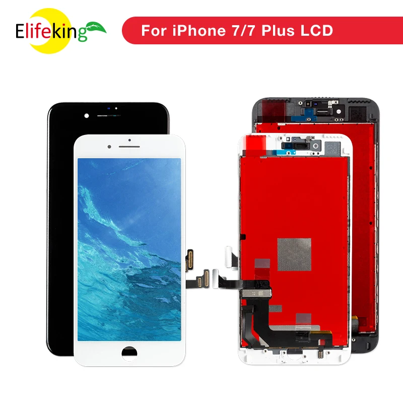 Spare Parts 1PCS LCD For iPhone 7 Plus Display Touch Screen Assembly Replacement Good 3D touch Mobile Phone LCDs | Мобильные