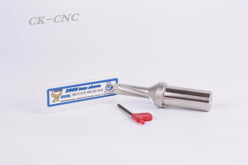 

hight quality WC-3D-14 .5 C25 U drill indexable drill CNC TOOL 14.5mm-3D Machining length=43.5mm for WCMX03 insert