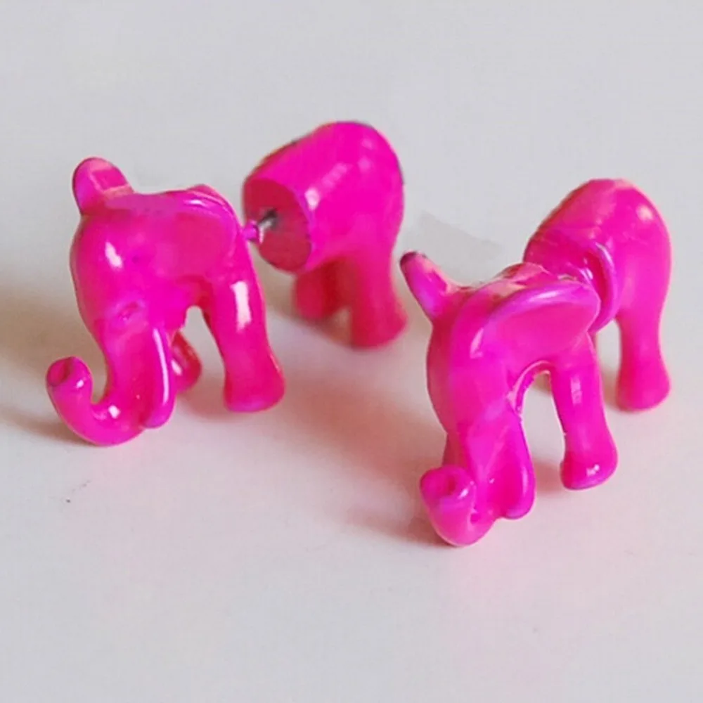 1 шт. модная Корейская 3D животных панк Пронзительный изделия золото черный один