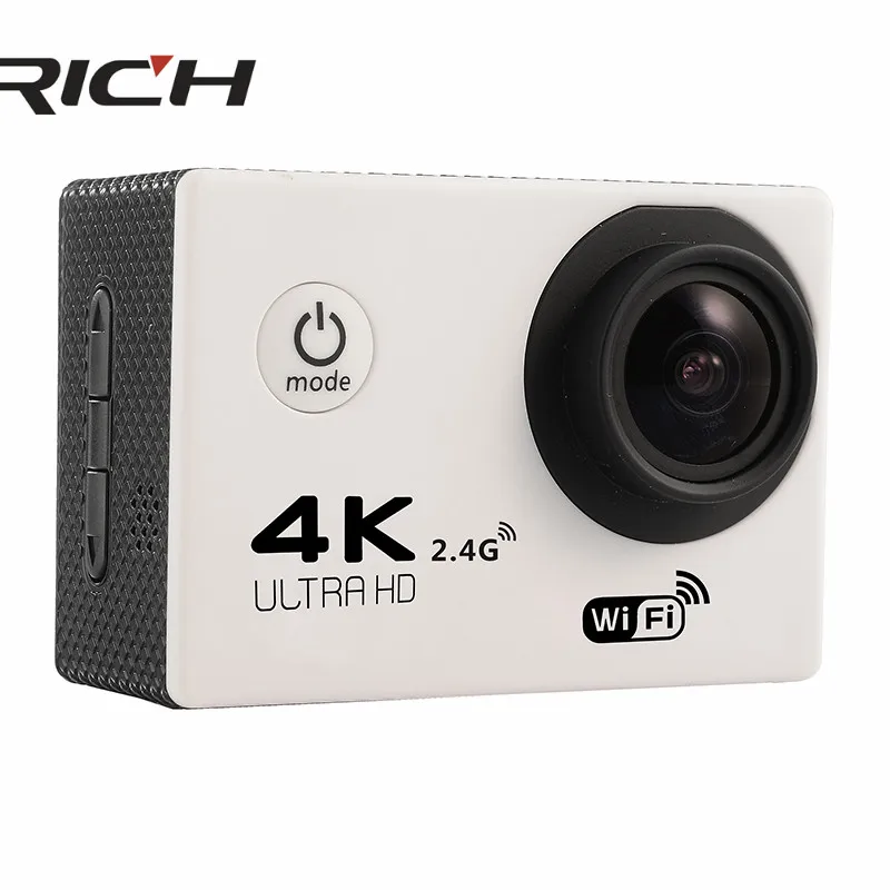F60R Ультра HD Экшн-камера 4 K 30Fps 16MP Wifi камера 1080 P 60fps Водонепроницаемая камера шлем Велосипедная Камера спортивная видеокамера