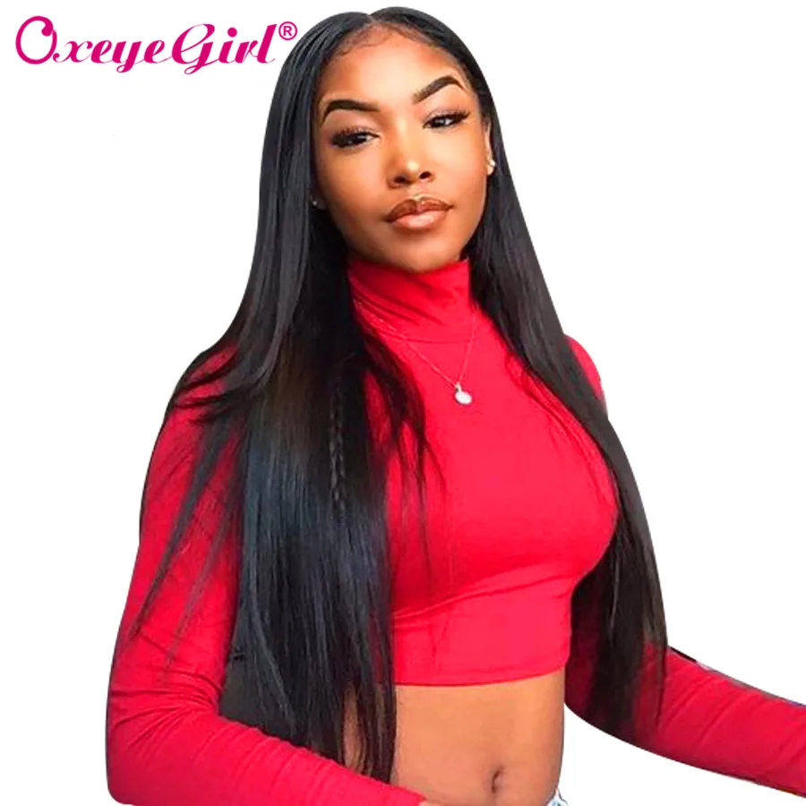 Oxeye girl 13x4 бесклеевая кружевная передняя часть человеческих волос парики