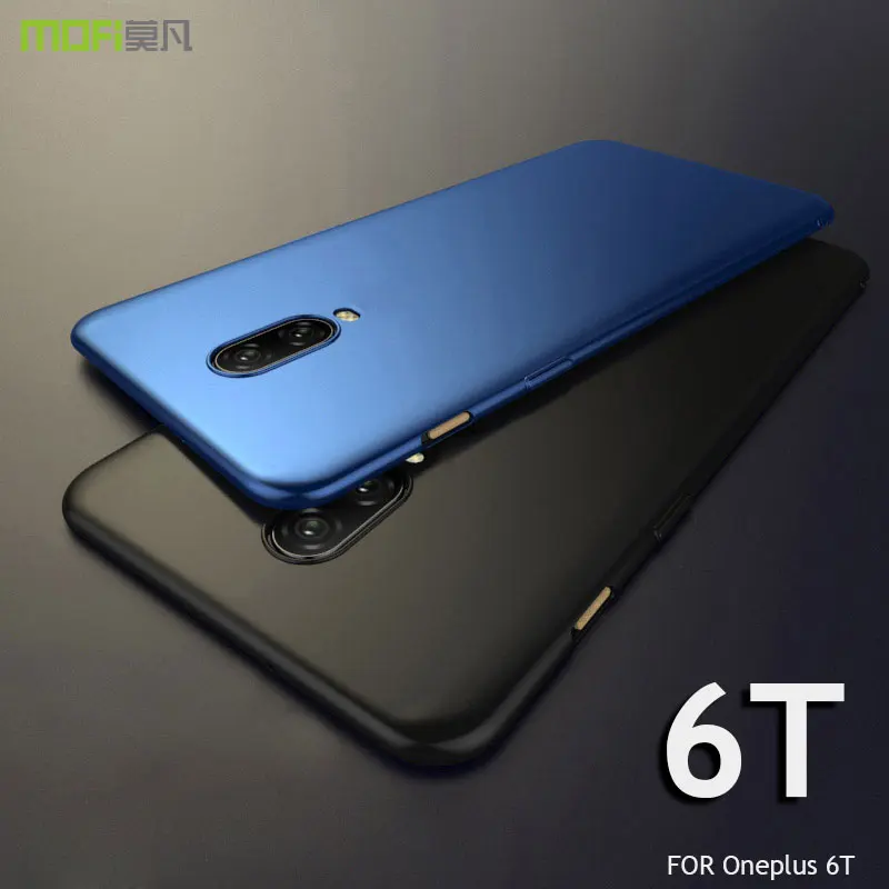 Чехол для oneplus 6t жесткий чехол MOFi One Plus 6T из поликарбоната 1 + с полным покрытием
