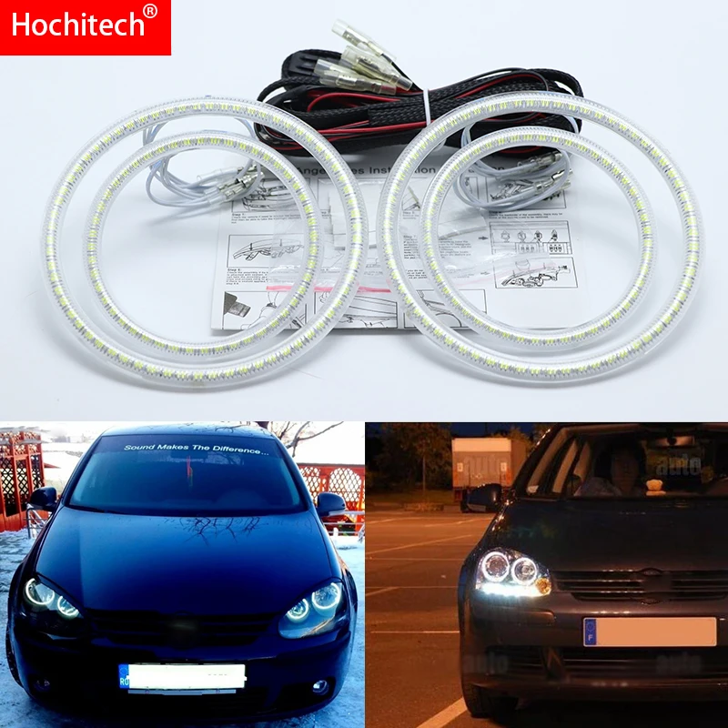 Для Volkswagen Гольф 5 MK5 2003 2009 ультра яркие красные/зеленые/Белый светодиодный глаза