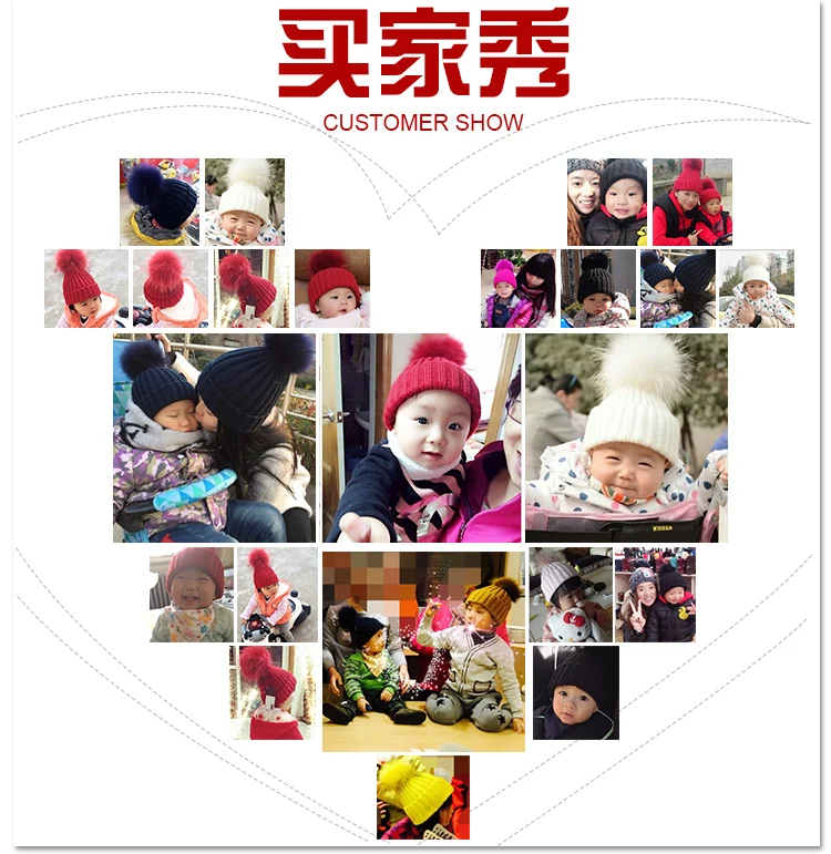 Мягкая детская трикотажная шапка с помпонами из норки енота помпон натурального