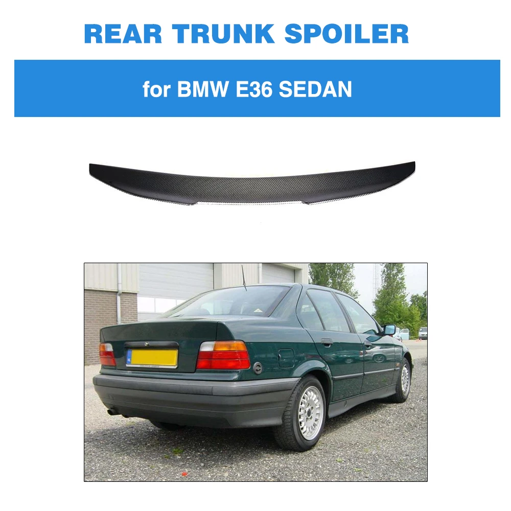 Спойлер для багажника BMW 3 серии E36 седан 1991-1998 углеродное волокно | Автомобили и