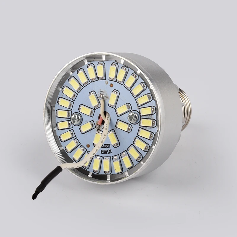 Светодиодный светильник E27 110 В 220 5630 5730 SMD 5 Вт 7 9 12 15 18 22 дневной белый 6500 к теплый 3000