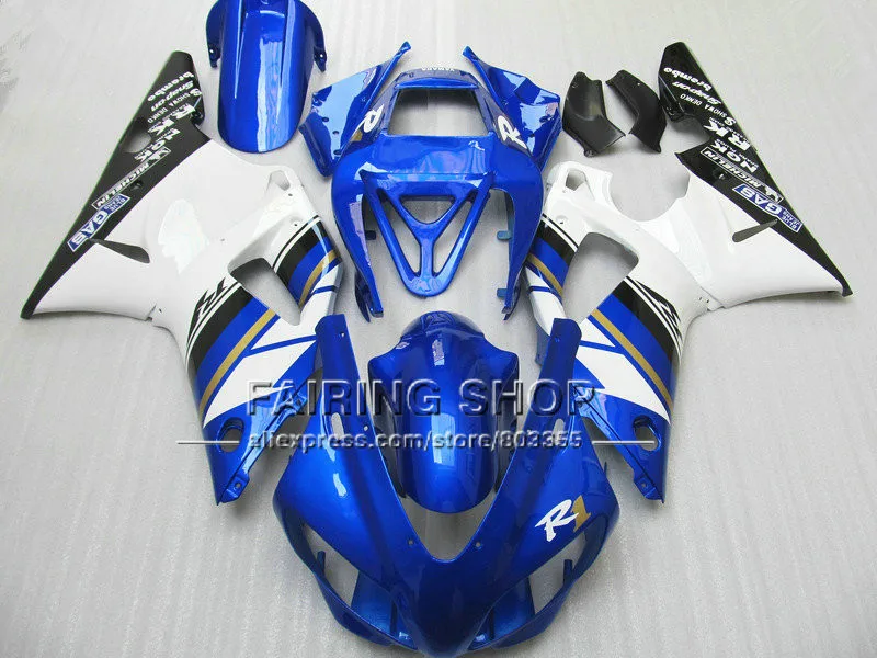 Комплект обтекателей P6RV для YAMAHA YZF R1 YZF1000 98 99 инъекция мотоцикла темно синие белые