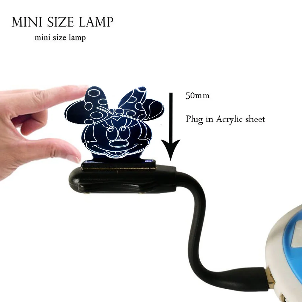 Микки и Минни Маус мыши Мышь шар светодиодный 3d-ночник USB, Рождественский подарок настольная декоративная лампа, настольный ночник для маленьких детей Детские игрушки Подарки