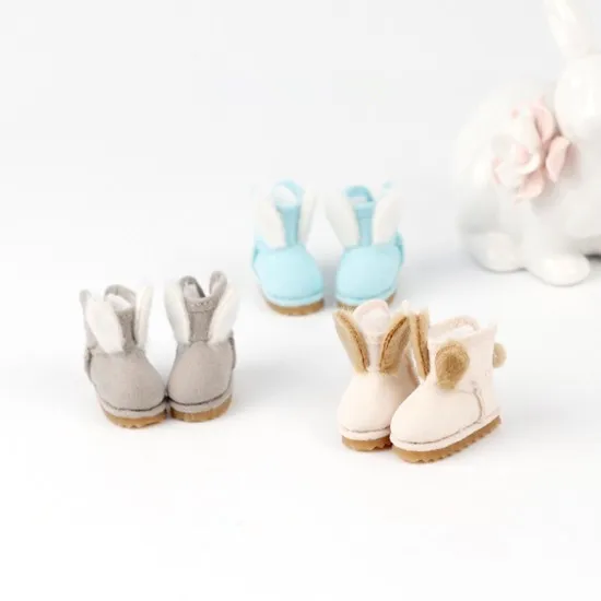 Blyth Кукла Зимние сапоги с заячьими ушками подходит для Блит Licca AZONE Momoko Lati