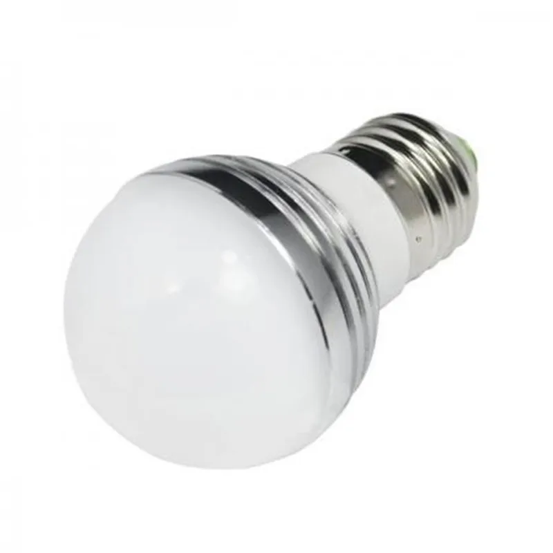 10 шт./лот AC85 265V E27 RGB Светодиодная лампа 16 цветов Волшебная светодиодная Ночная с