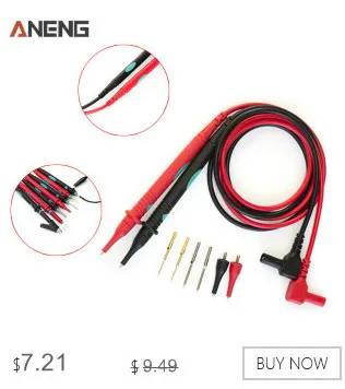 16pcs/Set Multifunction Digital Multi meter Probe Test Lead Cable Alligator Burn Resistant Digital Multimeter Silicone Test Tool