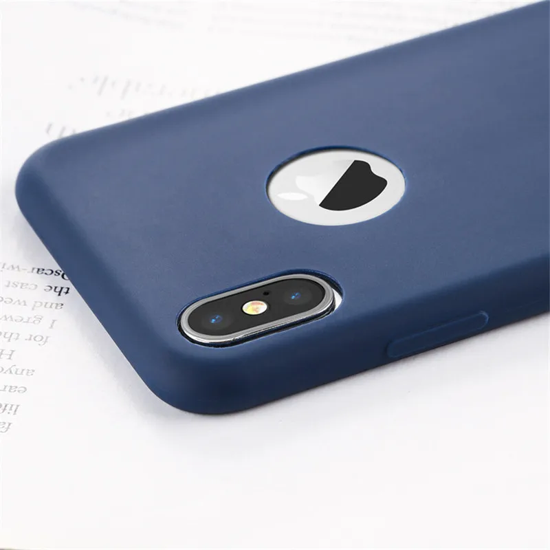 DS-LOVEHUI Мягкий ТПУ карамельного цвета чехол для телефона iPhone 6 6s 7 8 силиконовый