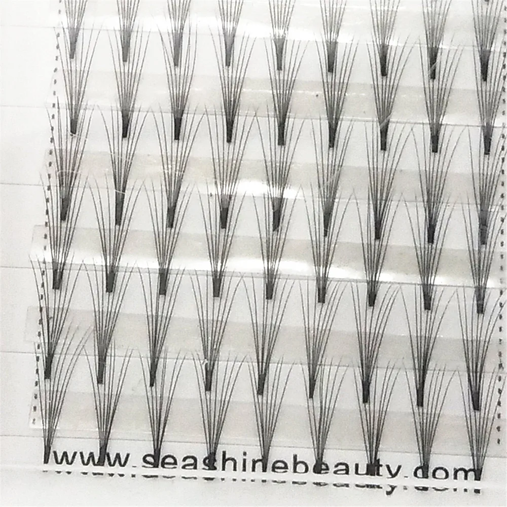 Ресницы для наращивания 7D объемные перманентные 100% ручной работы|eyelash fan|individual