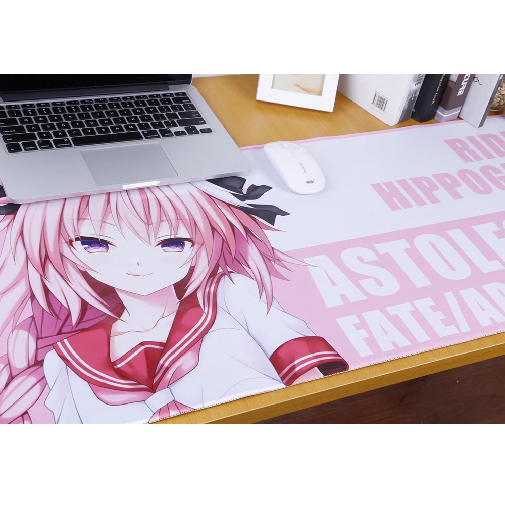 Аниме JK Fate Apocrypha Astolfo Rider Косплэй Мышь коврик резиновая 40*90 см большой Размеры