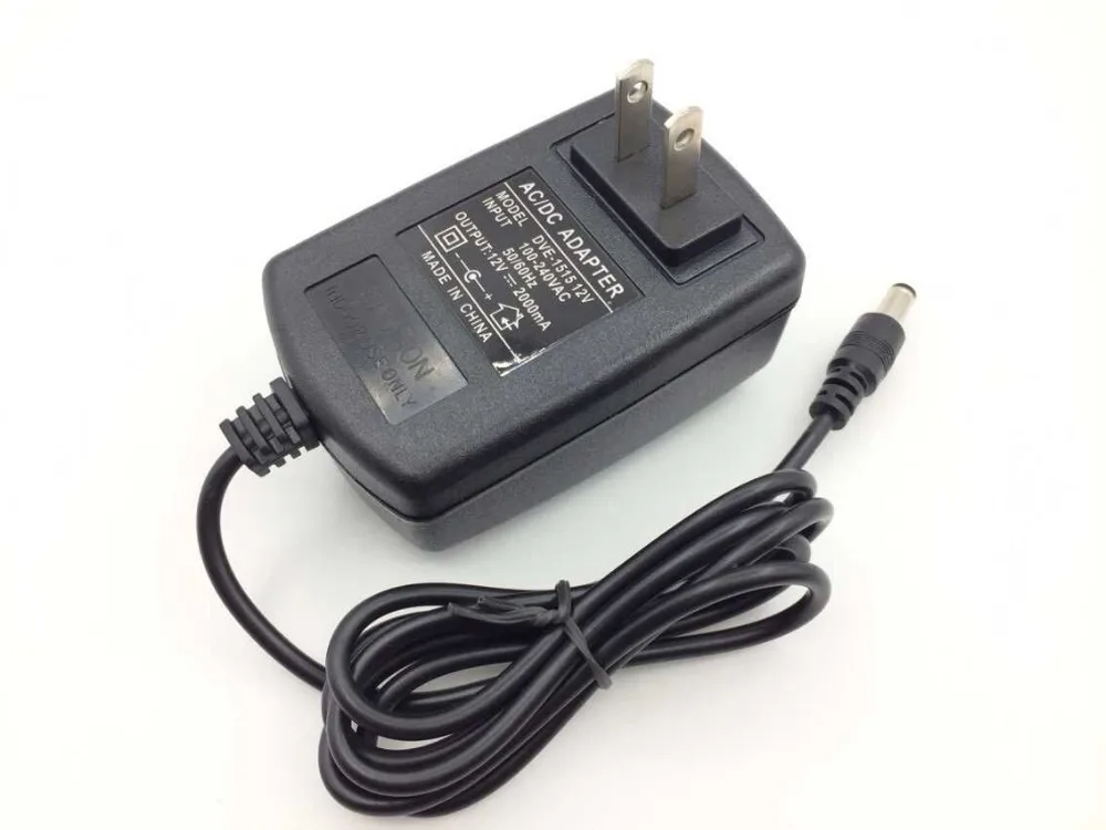 Адаптер питания 12 В 2 А для Светодиодный метровой светодиодной ленты 3528 вход 100 240