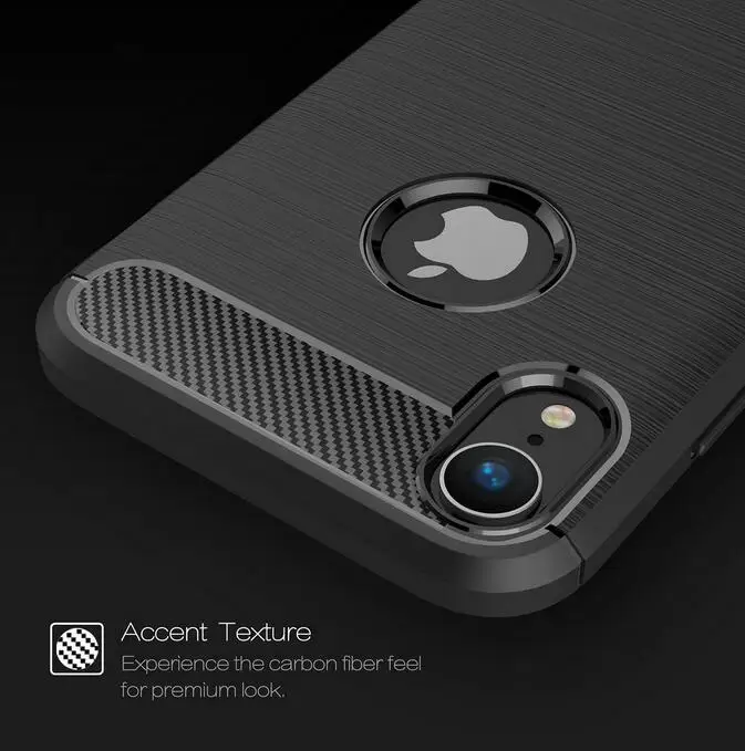 Роскошные Матовые чехлы для Apple iphone xs мягкий силиконовый чехол из углеродного