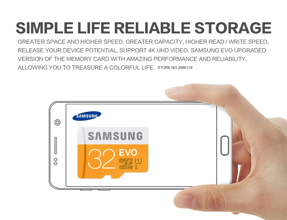 Карта памяти Micro SD SAMSUNG 32G 64G 128G 256 MicroSD карты SDHC SDXC Max 95Ms EVO 32GB 64GB C10 TF Транс флэш-карта Micro