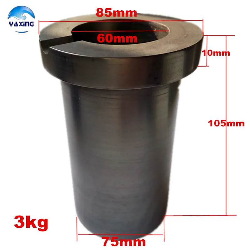 3 кг высокой чистоты плавления графитовый тигель для плавки золота|crucibles for melting
