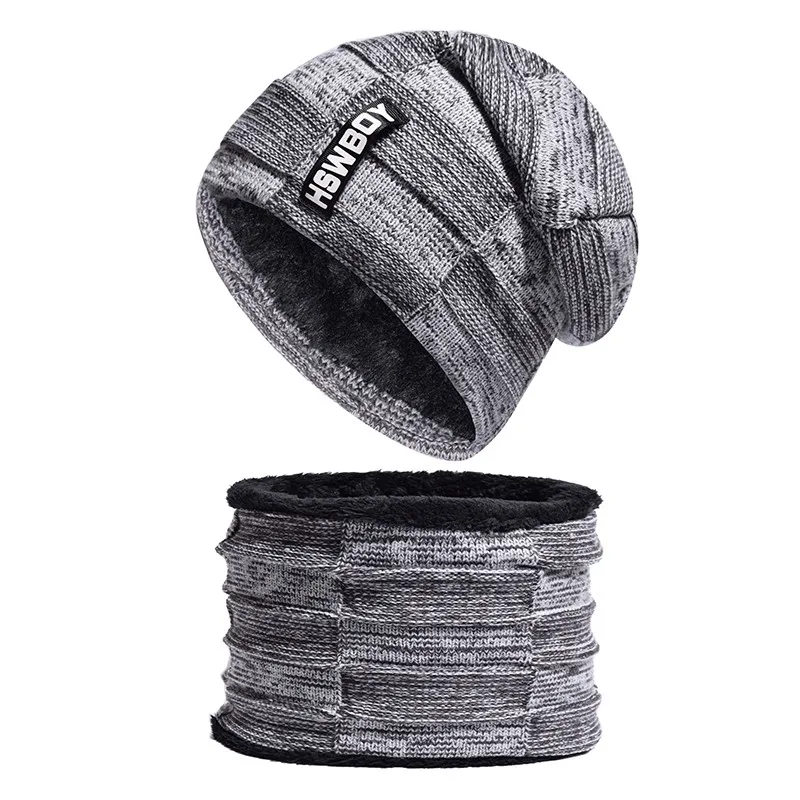 MNKNCL зимняя шапка Skullies Beanies зимние шапки для мужчин и женщин шерстяной шарф Шапка