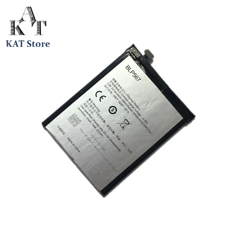 BLP567 2500 мАч батарея для телефона Oppo R1s R8007 R8000 Замена Высокое качество AAA подарочные