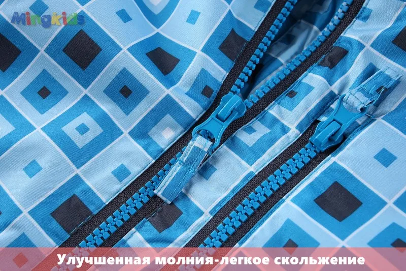 Mingkids осень весна демисезонный Дети Верхняя Одежда мальчик куртка комбинезон штаны Костюм Водонепроницаемый Ветрозащитный мальчик подкладка флис лыжные штаны теплый удобный фирменная одежда бренд Plaid