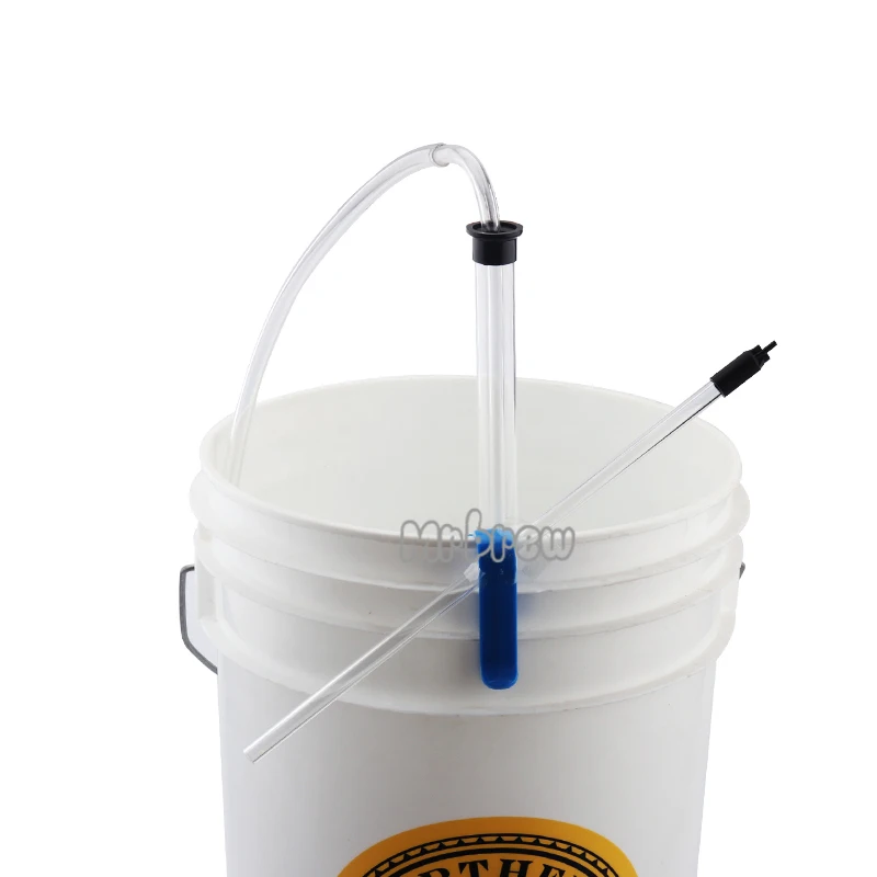 Авто сифон трость пиво вино ведро Carboy бутылка наполнитель пластиковой пружинной