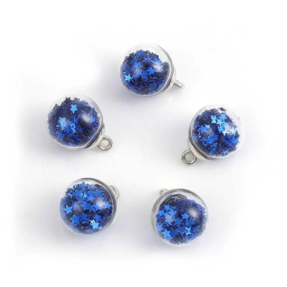 DoreenBeads прозрачный шар Подвески кулон стеклянный пузырь пентаграмма звезда