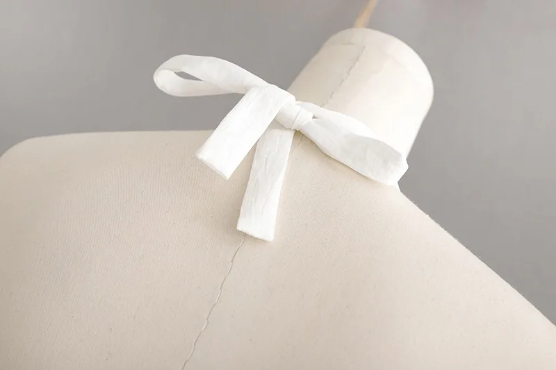 2019 New Sexy Halter Collar Backless Women Dress Holiday Beach Tide Bow Sashes Maxi Long Strapless White Dresses Vestidos | Женская
