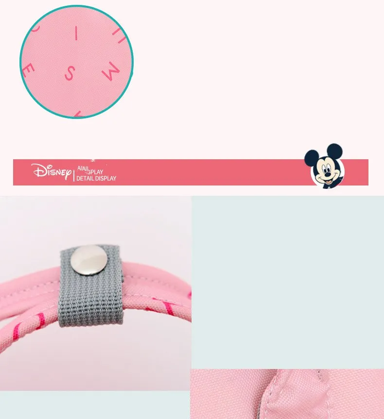 Disney модная сумка для мамы многофункциональный большой емкости Сумки из натуральной кожи беременных Детский рюкзак из портативный беременной женщины сумка для детских вещей