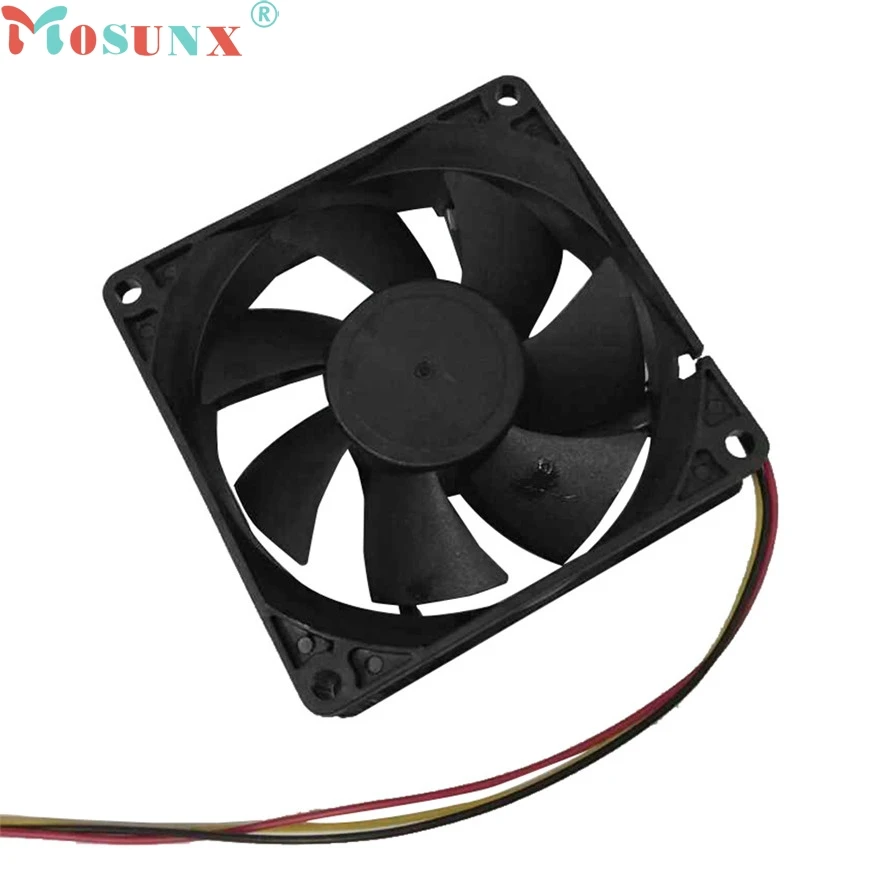 Mosunx 12VDC 0.1A 3pin Quiet 8cm/80mm/80x80x25mm 12V Computer/PC/CPU Silent Cooling Case Fan Oil Bearing 17Nov27 Drop Ship | Компьютеры и