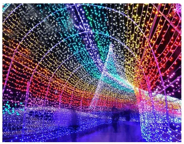 110В/220В 10m100led шар гирлянда сказочные огни патио украшение праздника лампа