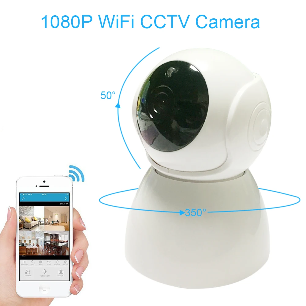 1080 P Wi Fi камера беспроводная домашняя охранная видеонаблюдения 2 4 г мульти