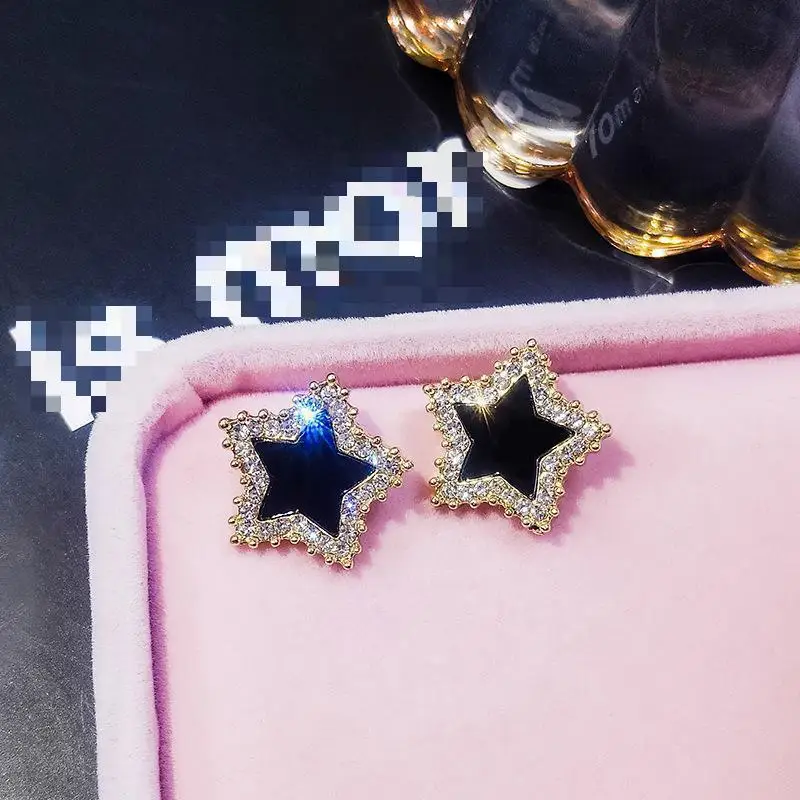 Tremella иглы темперамент личность дикого дизайна квадрат круг сетка красные серьги