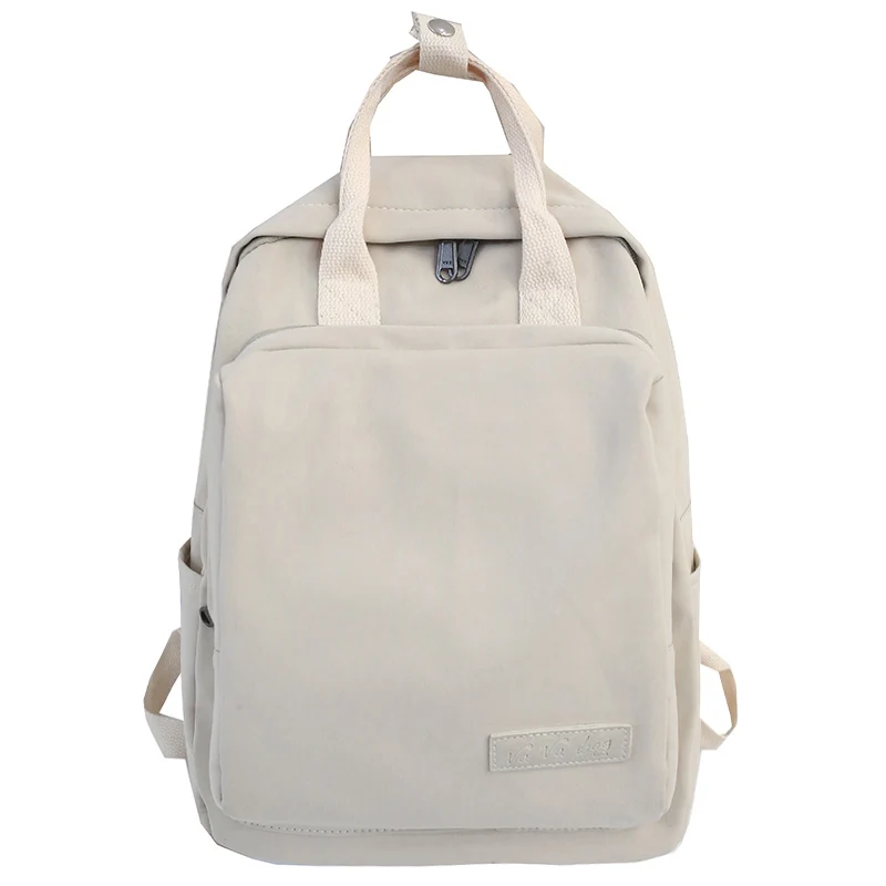 white Модный Милый Рюкзак tote женские школьные сумки для девочек-подростков каваи нейлоновый рюкзак женская роскошная сумка студенческая книга harajuku - Цвет: white